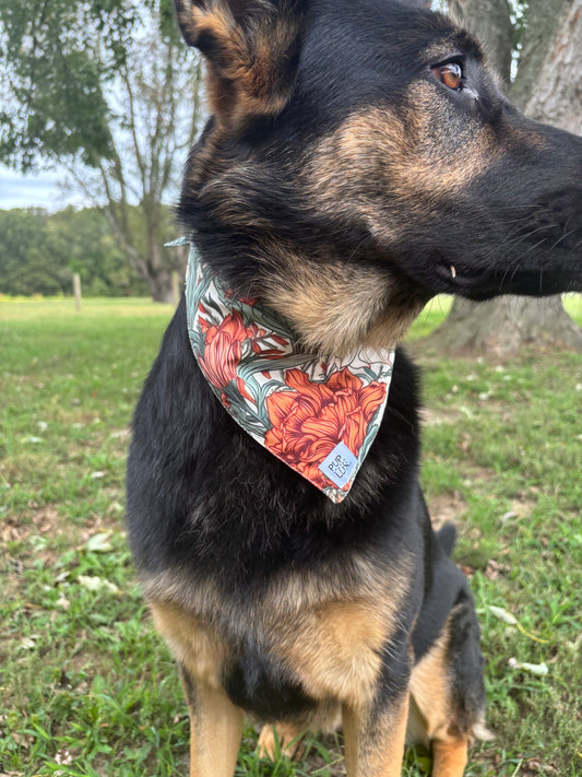 rustic petals bandana