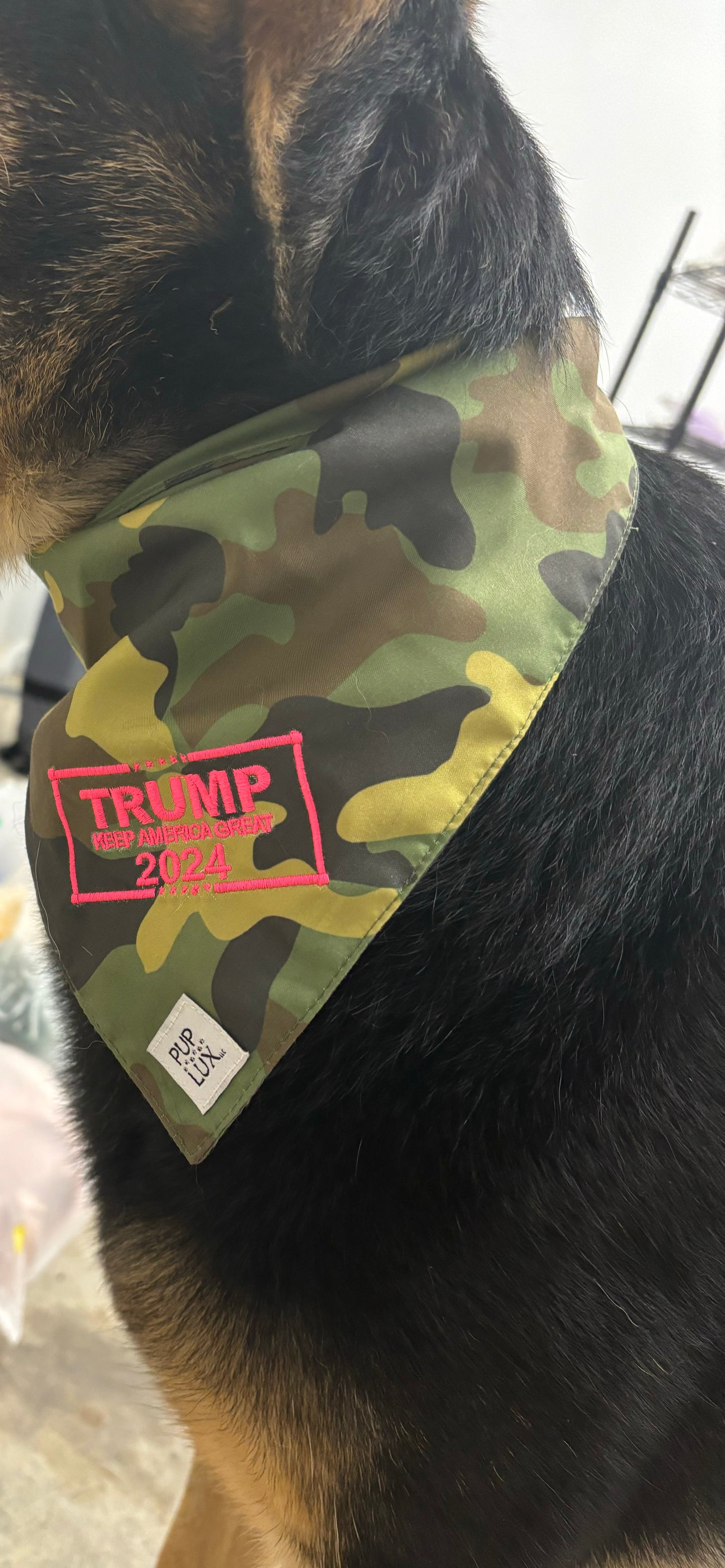 PAWS FOR TRUMP BANDANAS