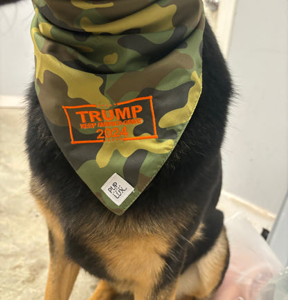 PAWS FOR TRUMP BANDANAS