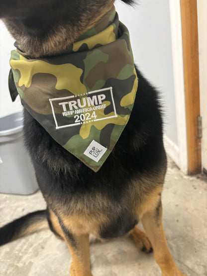 PAWS FOR TRUMP BANDANAS