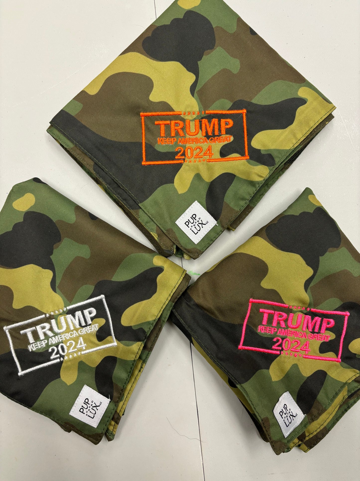 PAWS FOR TRUMP BANDANAS